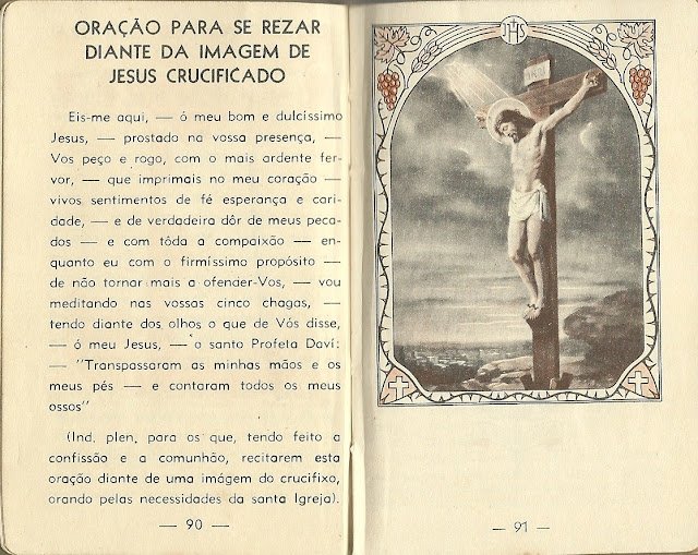 Oração para se rezar diante da imagem de Jesus crucificado