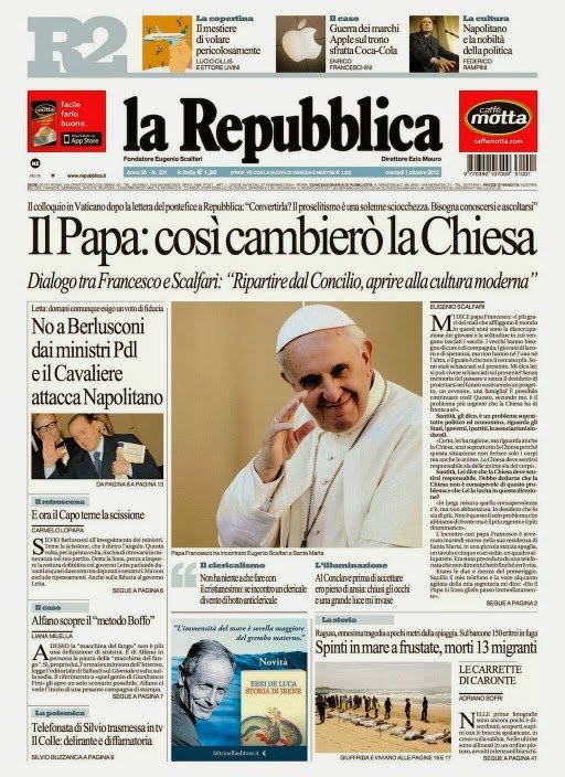 PELA PRIMEIRA VEZ NA HISTÓRIA, UM PAPA QUE REJEITA A FÉ CATÓLICA… QUAIS AS CONSEQUÊNCIAS DISSO?